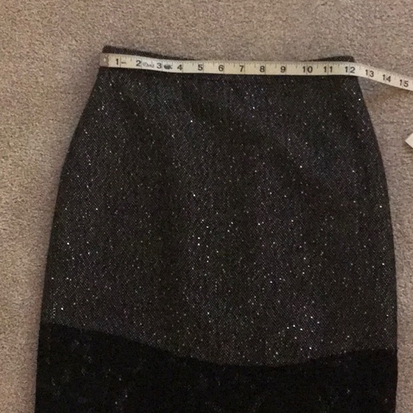 J.Crew The Perfect Party Skirt Gray Wool 00 - Picture 4 of 9